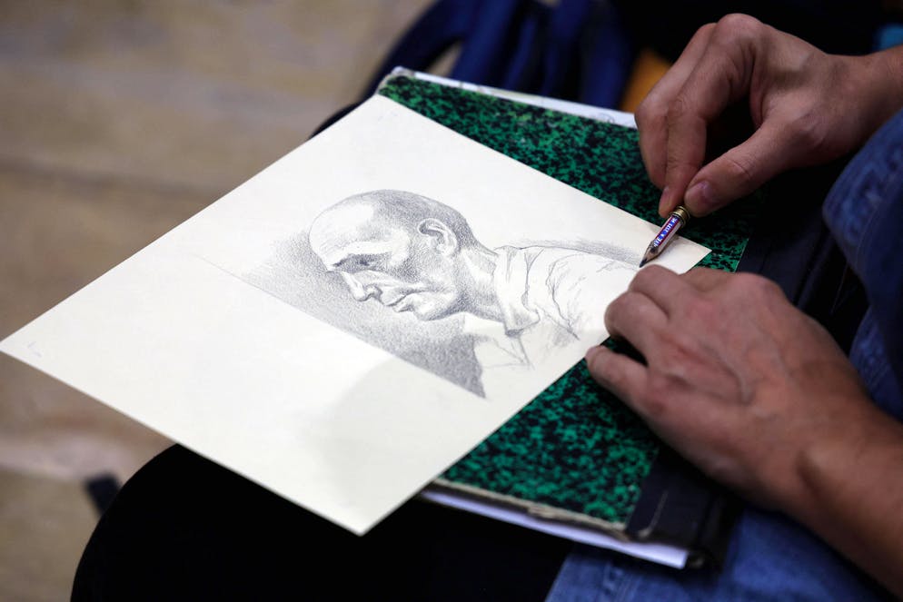 Illustration Procès de Cédric Jubillar pour homicide volontaire sur la personne de son épouse devant la cour d'assises du Tarn à Albi, France, le 23 septembre 2025.