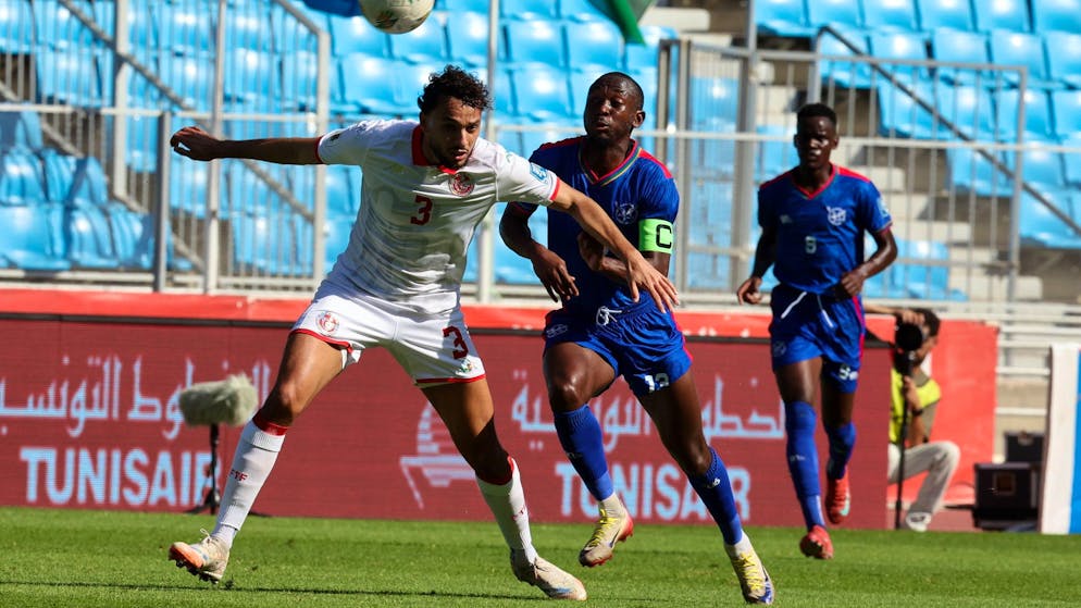 Dylan Bronn (links) hat sich mit Tunesien für die WM qualifiziert.