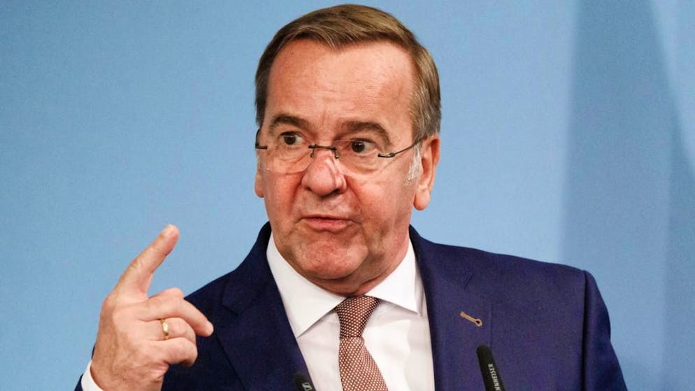 Il ministro della Difesa tedesco Boris Pistorius (foto d'archivio)