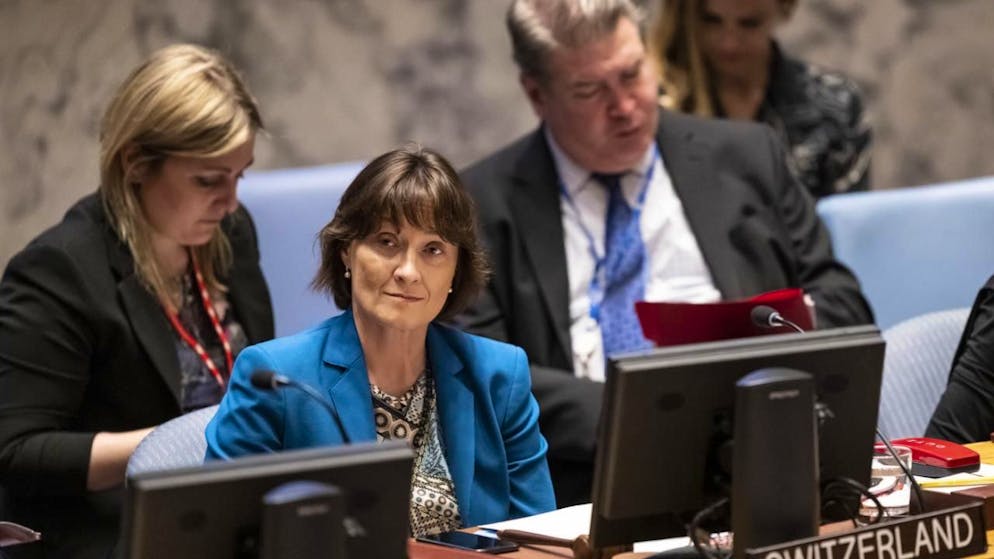 L'ambassadrice Pascale Baeriswyl a été le visage de la Suisse au Conseil de sécurité de l'ONU ces dernières années (archives).