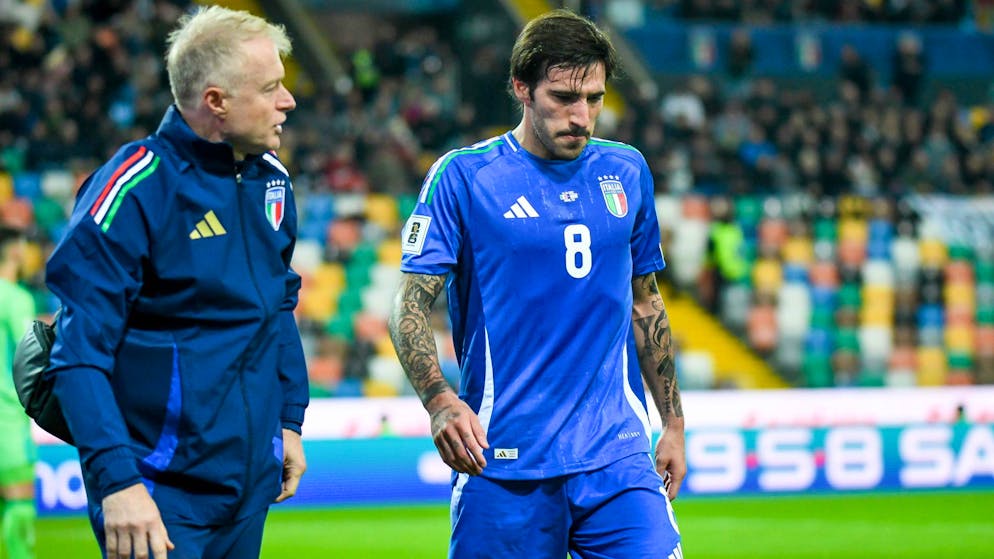 L'Italie de Sandro Tonali est toujours sous pression.