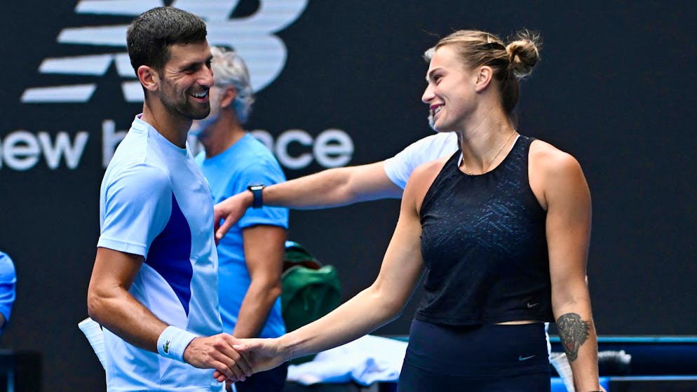 Novak Djokovic et Aryna Sabalenka ont une relation assez à part sur le circuit.