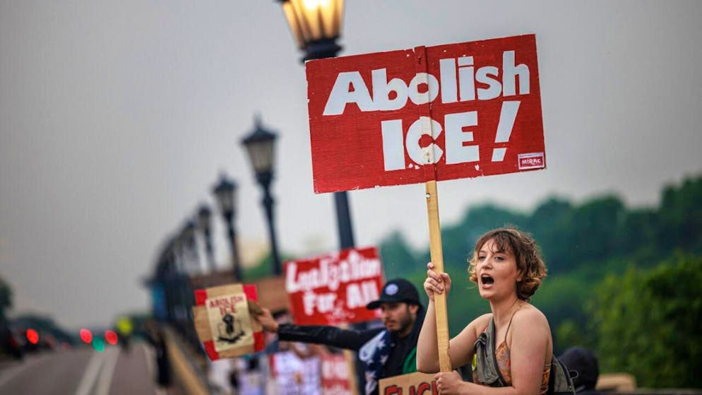 Donald Trump avait envoyé des militaires à Los Angeles, lorsque la ville a été secouée au début juin par des heurts entre la police et des manifestants qui dénonçaient les descentes de la police ICE (archives).