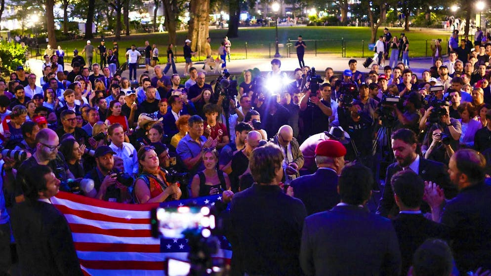 Un rassemblement des Jeunes Républicains à la mémoire de l'activiste d'extrême droite Charlie Kirk, assassiné en septembre.