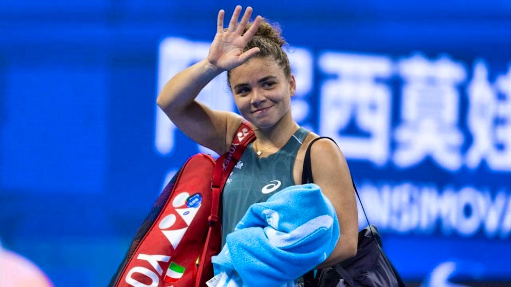 Jasmine Paolini (pictured) and Belinda Bencic will meet again in Ningbo
