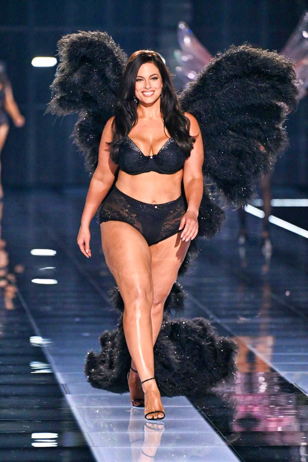 Victoria's Secret Fashion Show 2025. Plus-size model Ashley Graham attended the show.