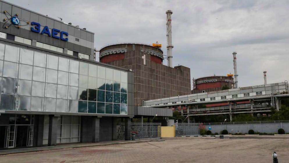 La centrale nucléaire de Zaporijjia, la plus grande d'Europe, est occupée depuis mars 2022 par les forces russes (archives).