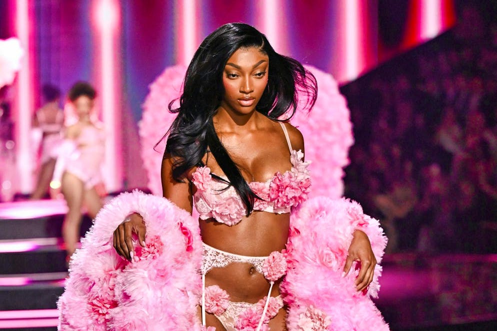 Victoria's Secret Fashion Show 2025. Professional athlete Angel Reese walked the catwalk at the Victoria's Secret Fashion Show 2025.