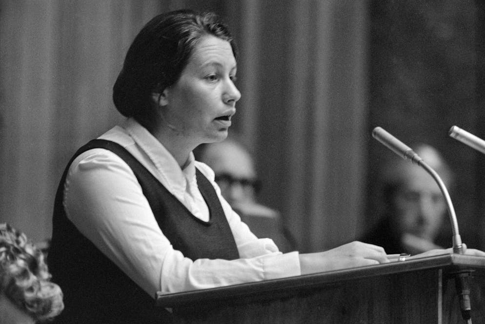 Hanna Sahlfeld-Singer nel 1972.