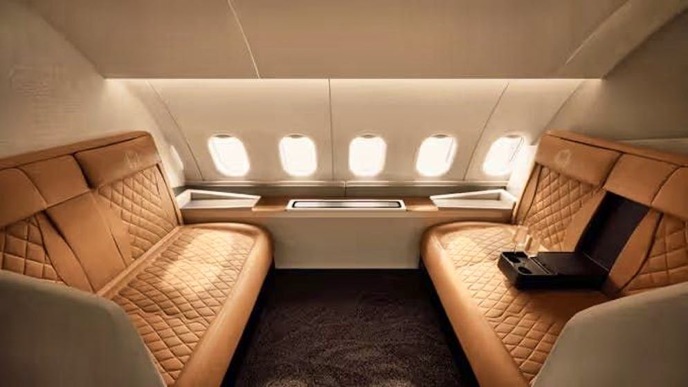 This is what the new suites at Magnifica Air will look like.