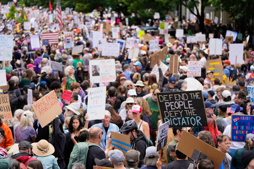 «No Kings»-Demonstration am 14. Juni in Portland, Oregon. 
