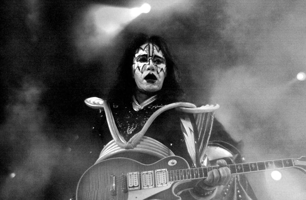 Ace Frehley avait quitté le groupe Kiss en 1982 en raison de problèmes de drogue et de divergences créatives, avant de le retrouver en 1990 (archives).