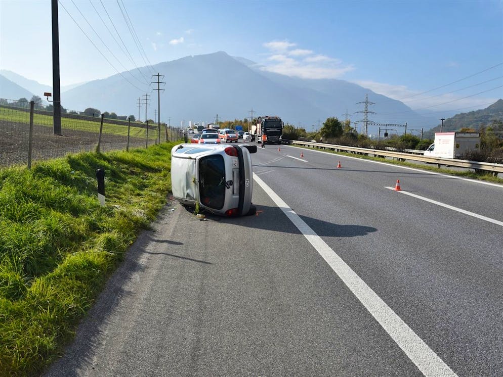 L'auto incidentata