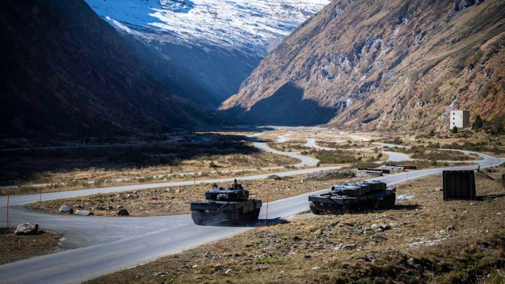 Auf dem Schiessplatz Hinterrhein konnten die Teilnehmenden die Wirkung der Waffen im scharfen Schuss beobachten.