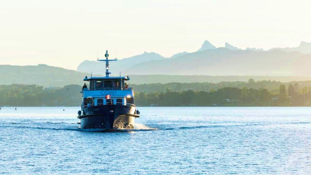 The drinking water from Lake Geneva has elevated levels of a pollutant. According to experts, however, there is no danger to humans. (symbolic image)