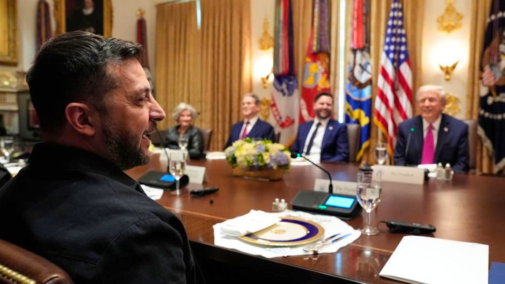 Rencontre avec Zelensky. Pour Trump, «Poutine veut mettre fin à la guerre»