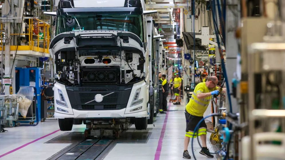 Les conditions de marché plus difficiles en Amérique du Nord et en Amérique du Sud ont eu un impact négatif sur le chiffre d'affaires de Volvo Group (archives).