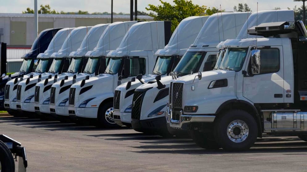 Selon Capital Economics, les Etats-Unis importent 78% de leurs camions du Mexique et 15% du Canada (archives).