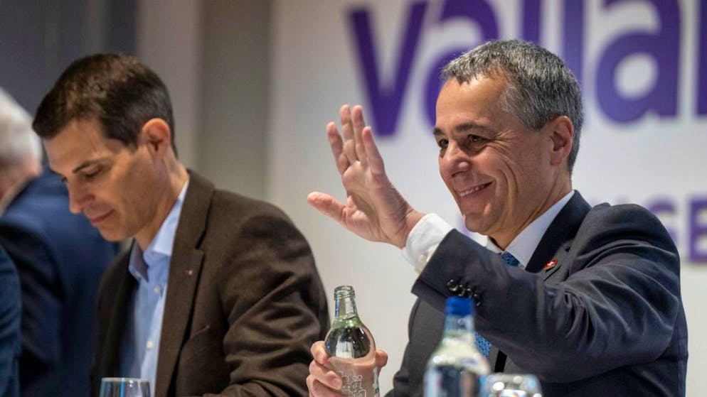 FDP stellt sich hinter EU-Verträge und sagt Nein zum Ständemehr - Gallery. Warb in Bern für die EU-Verträge: Bundesrat Ignazio Cassis.