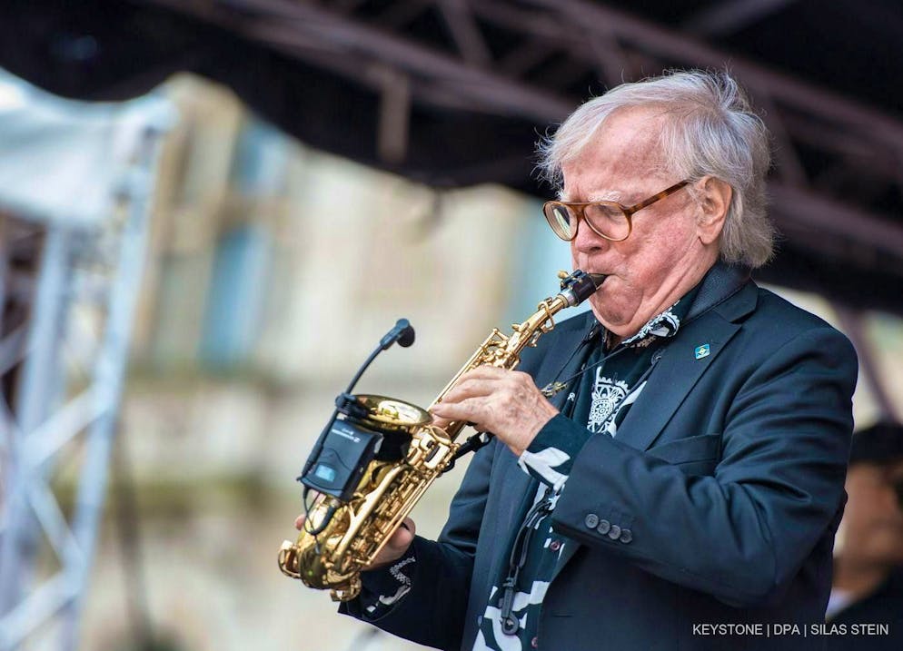 The musician Klaus Doldinger was one of the most important jazz musicians in Germany. (Archive)