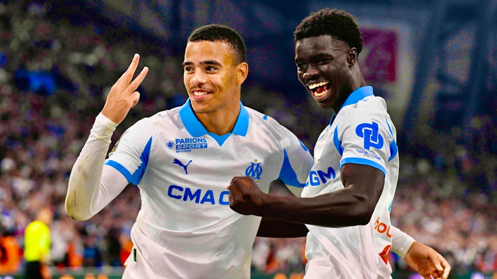 Mason Greenwood était en feu samedi soir.