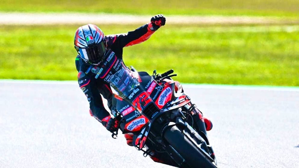 Marco Bezzecchi wins the sprint in Australia.