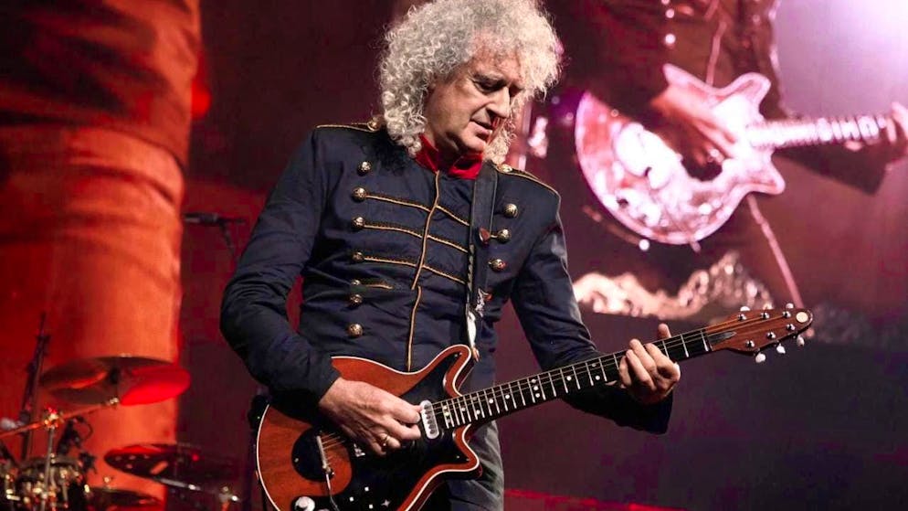 Queen guitarist Brian May during a performance in 2022 (archive image)