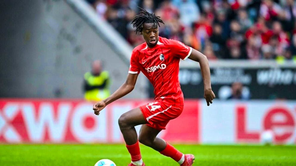 Freiburg's Johan Manzambi was once again an asset