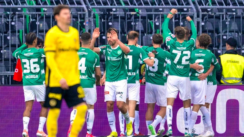 St. Gallen were able to beat YB in Bern for the first time in a long time