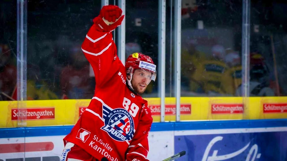 Rappi's leading scorer Dominic Lammer already scored his eighth goal of the season against Ajoie