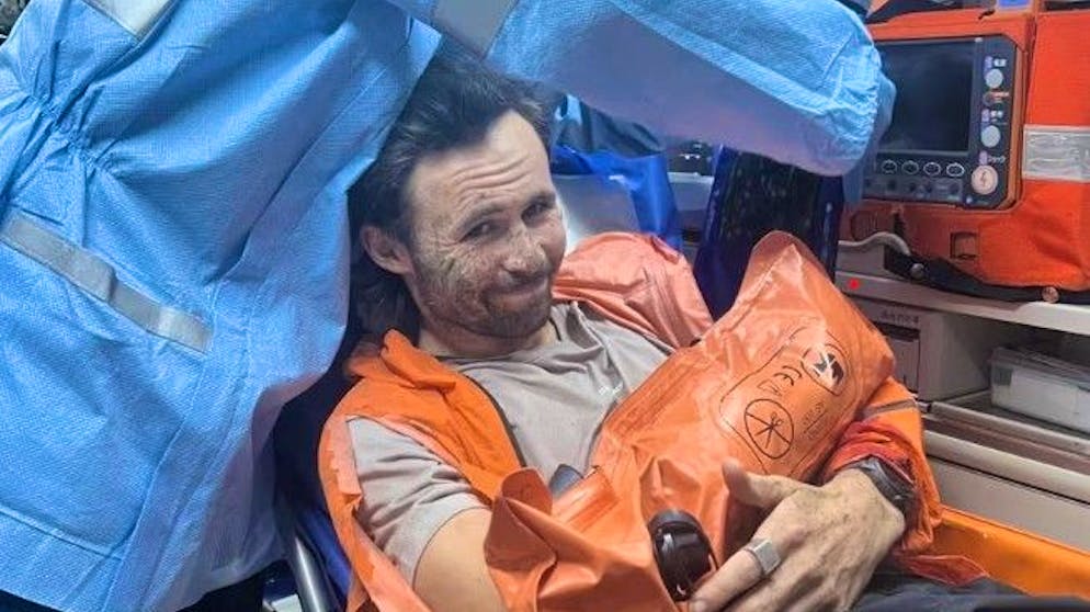 Nach einem Bärenangriff musste Billy Halloran ins Spital gebracht werden.