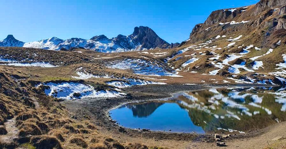 Herbstbilder 2025: Das sind die Bilder der blue News Leser*innen. blue News Leser Beat nutze das schöne Wetter für eine Wanderung zum Sächserseeli beim Flumserberg.