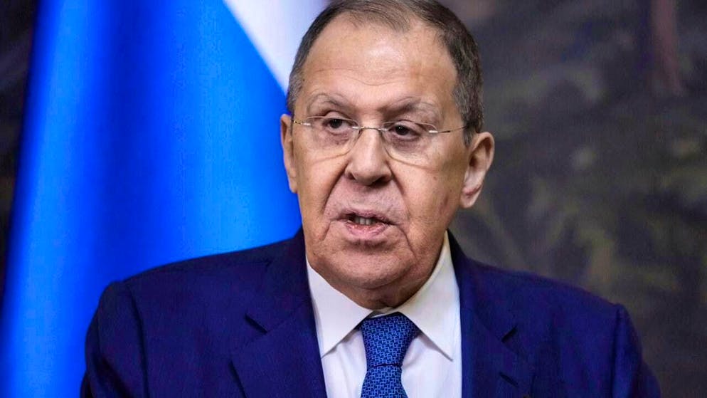 ARCHIVE - Russian Foreign Minister Sergei Lavrov takes part in a joint press conference after his meeting with the foreign ministers of the Sahel Confederation. Photo: Pavel Bednyakov/Pool AP/dpa