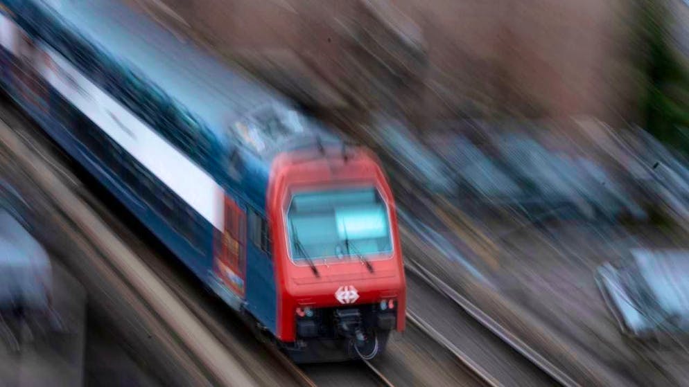 The railroad line between Lausanne and Yverdon is interrupted