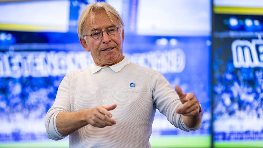 Luzerns Interimspräsident Josef Bieri präsentiert gute Zahlen.