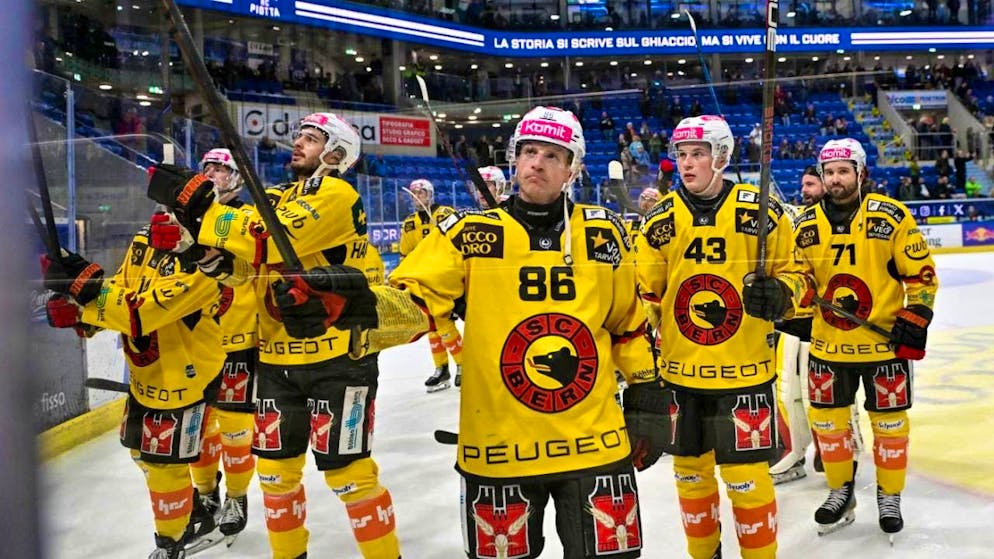 SC Bern wins 5-0 in Ambri and celebrates an important victory