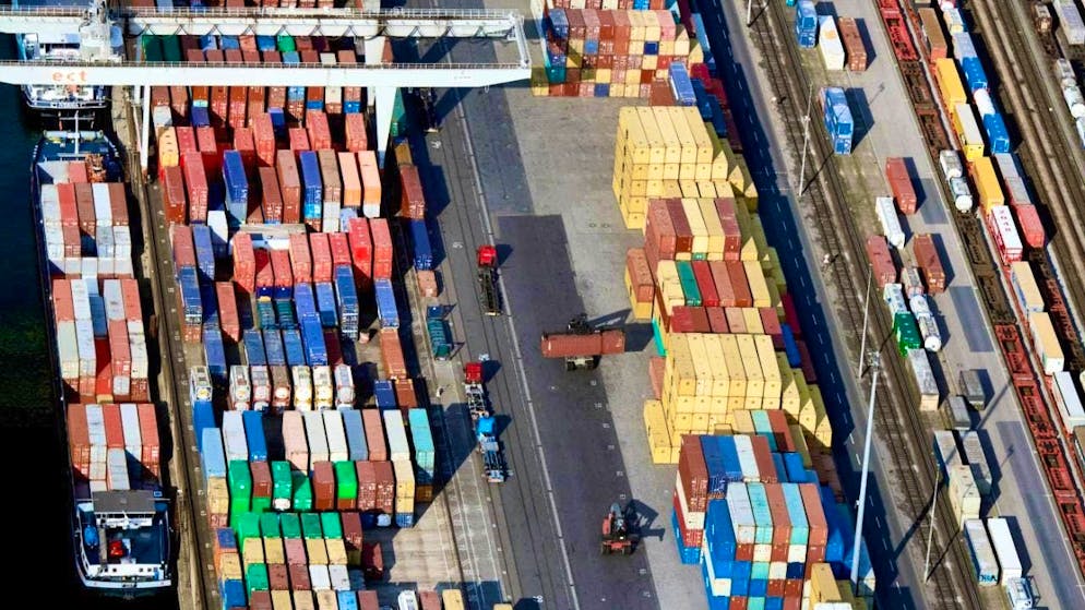 Switzerland delivered more goods to countries such as the USA in September. (symbolic image)