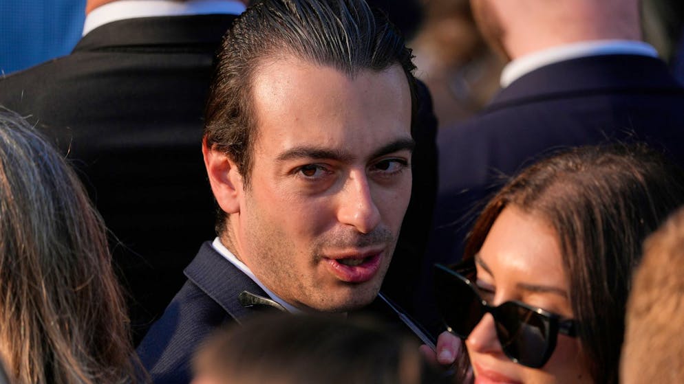 Paul Ingrassia bei einer Trump-Rede auf dem South Lawn des Weissen Hauses.