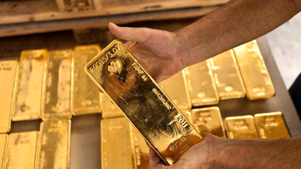 The gold price interrupted its record run on Tuesday and retreated again. (archive picture)