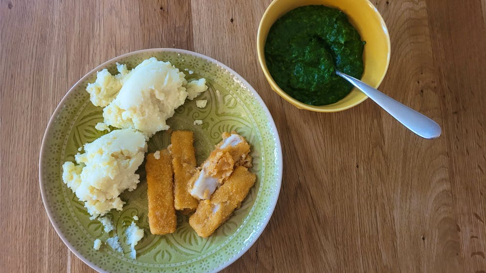 Z'Phil Fischstäbli: Vorher ...