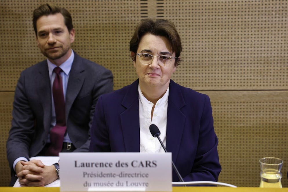 «Il y a eu beaucoup de dérives dans la presse ces jours-ci et des attaques personnelles qui me meurtrissent», a déclaré Mme des Cars, qui dirige le Louvre depuis 2021.