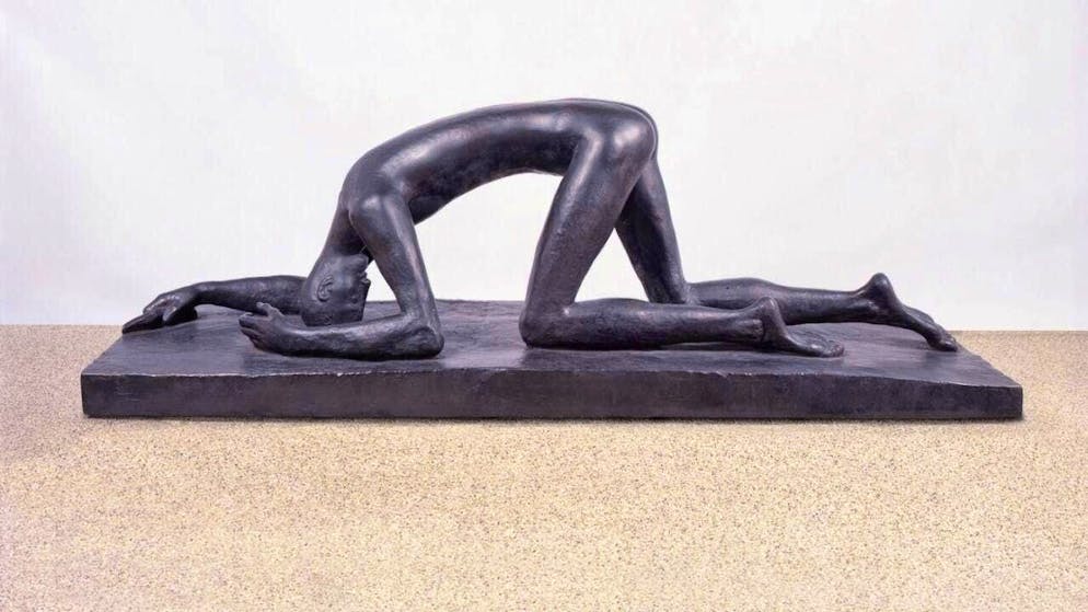 Classical modernism meets contemporary art at the Kunsthaus Zürich - Gallery. A silent memorial to vulnerability: "The Fallen Man" (1915) by Wilhelm Lehmbruck in the "O Mensch!" exhibition at the Kunsthaus Zürich.