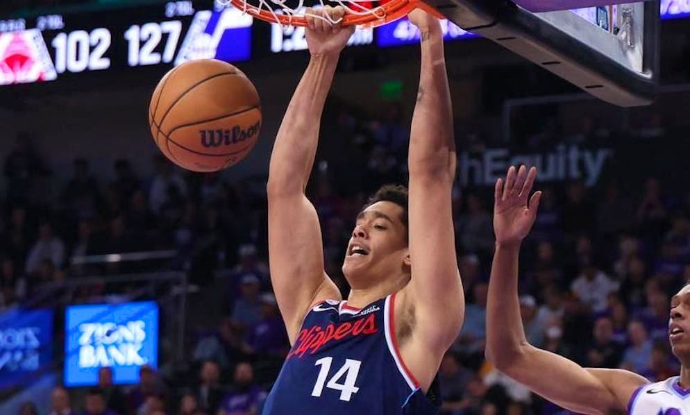 Il friborghese ha messo a segno 4 punti nel ko dei Clippers con i Jazz