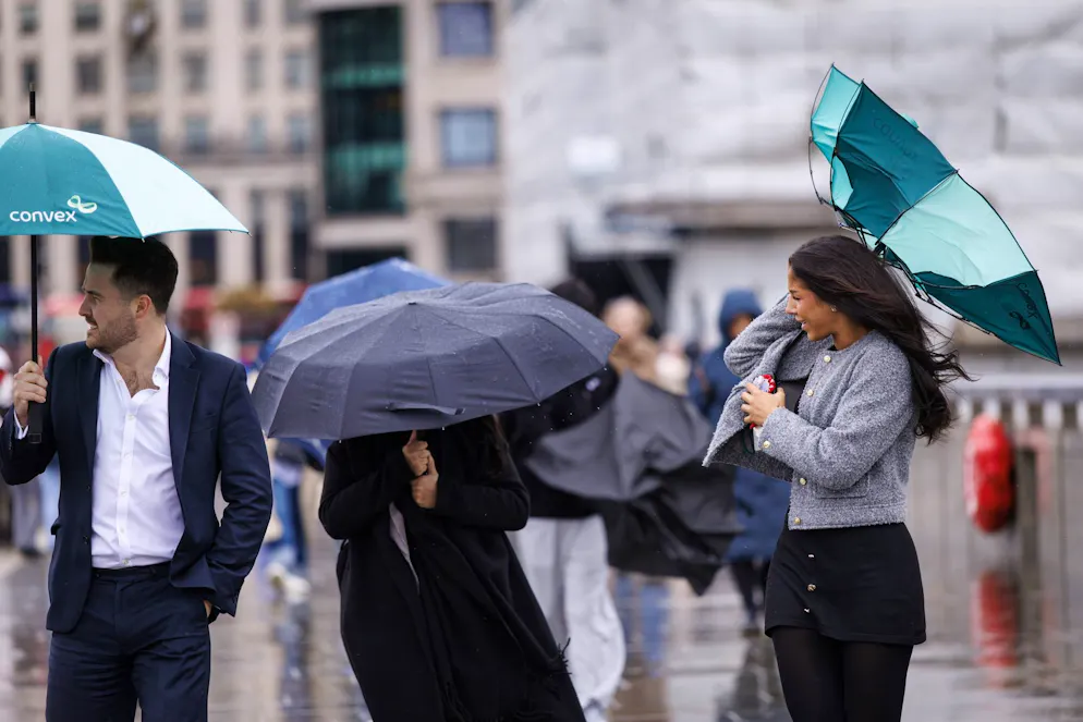 La tempête Benjamin a apporté de fortes rafales de vent.