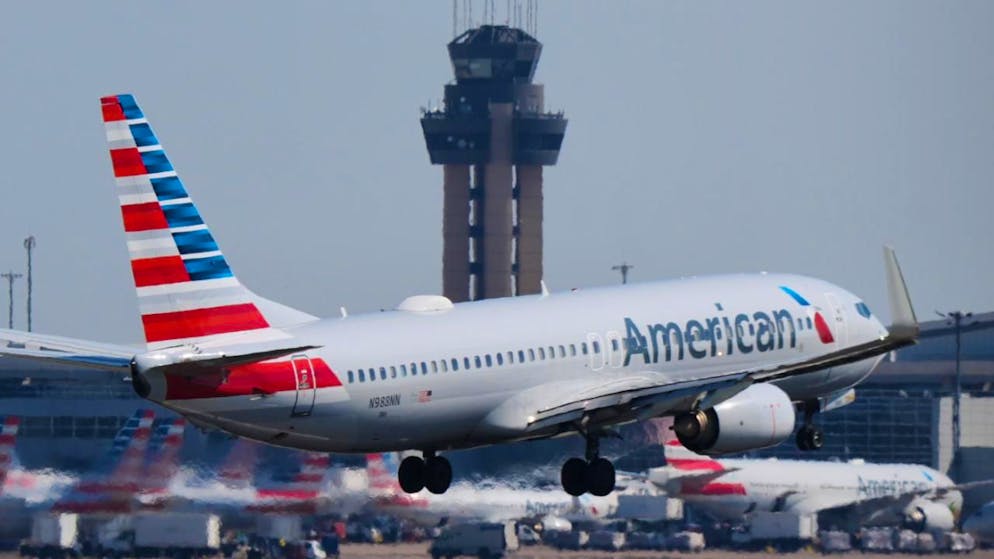 La perte nette d'American Airlines, de 114 millions de dollars, est moins creusée que celle de 149 millions sur la même période de l'année précédente. (archive)