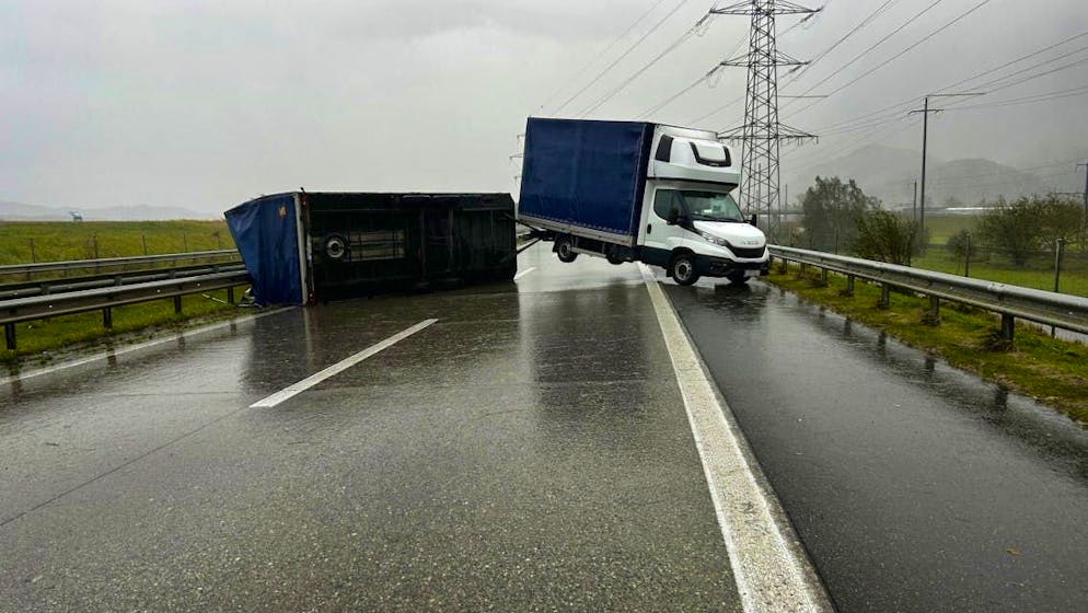 No one was injured in the accident.