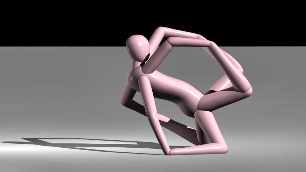 Classical modernism meets contemporary art at the Kunsthaus Zürich - Gallery. Video still (2025) by Yves Netzhammer in the exhibition "O Mensch!" at Kunsthaus Zürich.