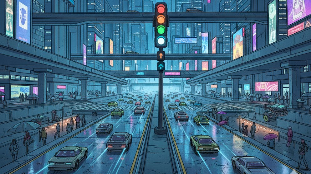 Bei Weiss einfach fahren. Brauchen wir bald eine vierte Ampelfarbe im Verkehr?