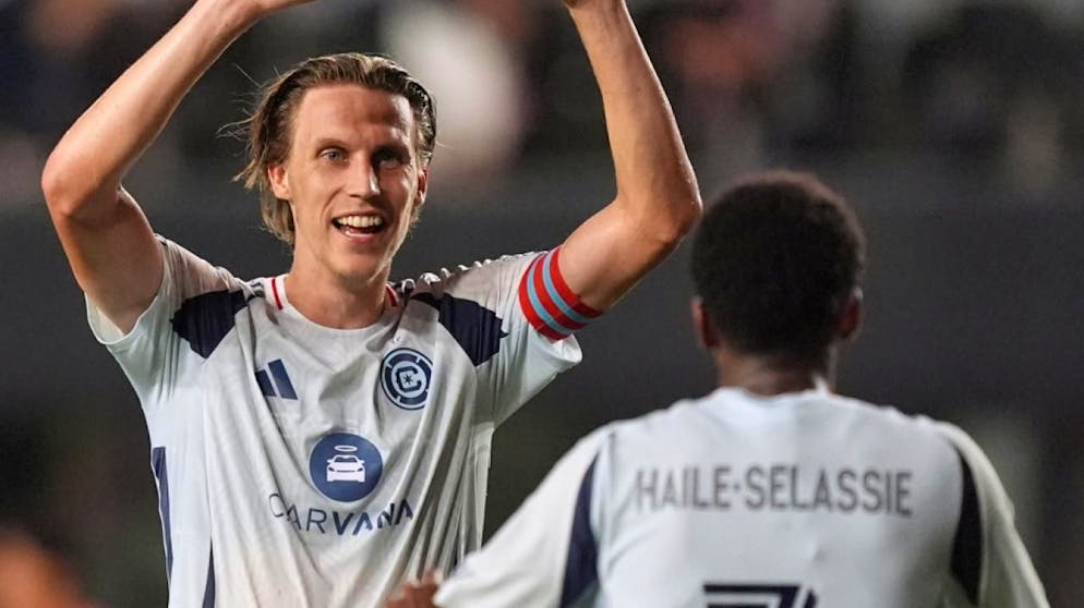 Auf den letzten Drücker: Die Chicago Fire mit Captain Jack Elliott und Maren Haile-Selassie stehen nach einem Sieg über Orlando in den Playoffs der MLS