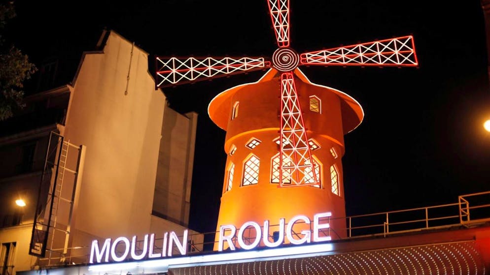 Il Mulino rosso di Montmartre. (Immagine d'archivio)